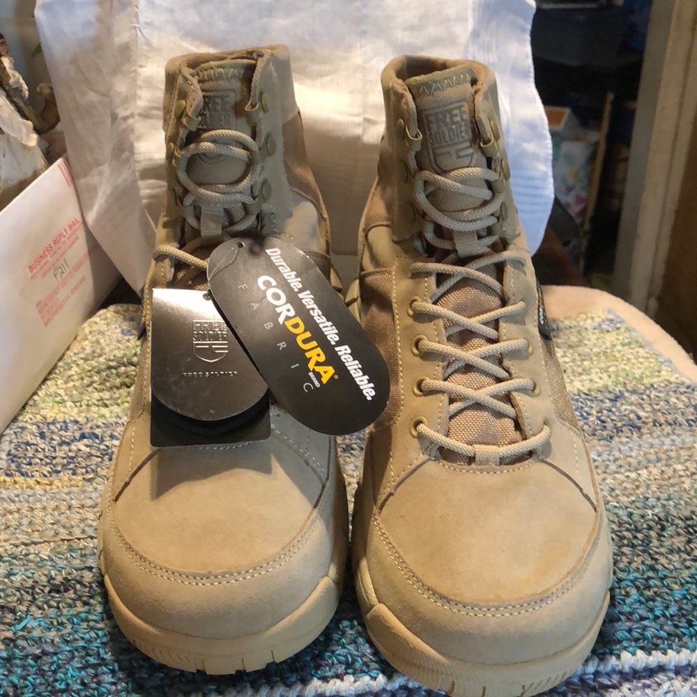 Free Soldier Cordura Fabric Tactical Boots